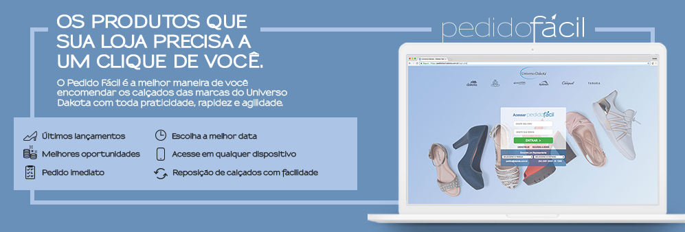 site dakota calçados